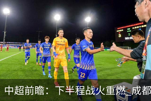 中超前瞻：下半程战火重燃 成都剑指三分申花求反弹